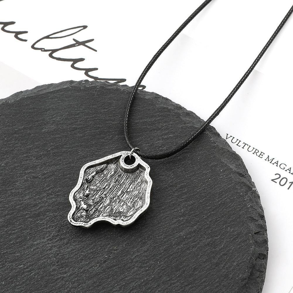 Wholesale Nordic Logo Pattern Creative Rune Pendant Necklace