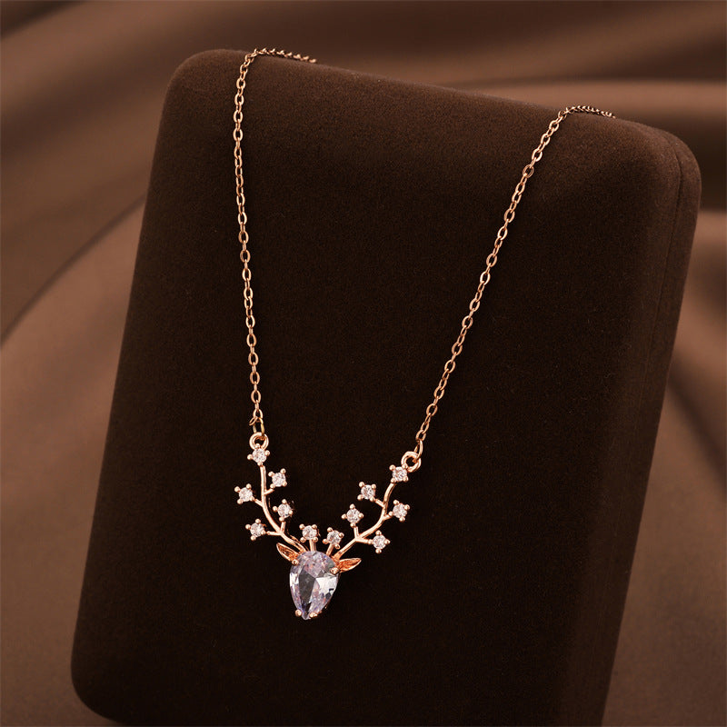 Wholesale Titanium Steel Luxury Necklace ACC-NE-Quanx001