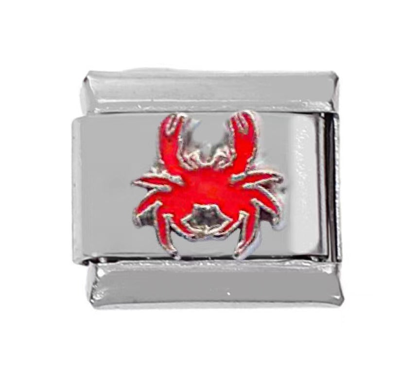 Wholesale 5pcs Italian Charm Bracelet 9mm DIY Splicing Cute Cartoon Stainless Steel Composable Bracelet