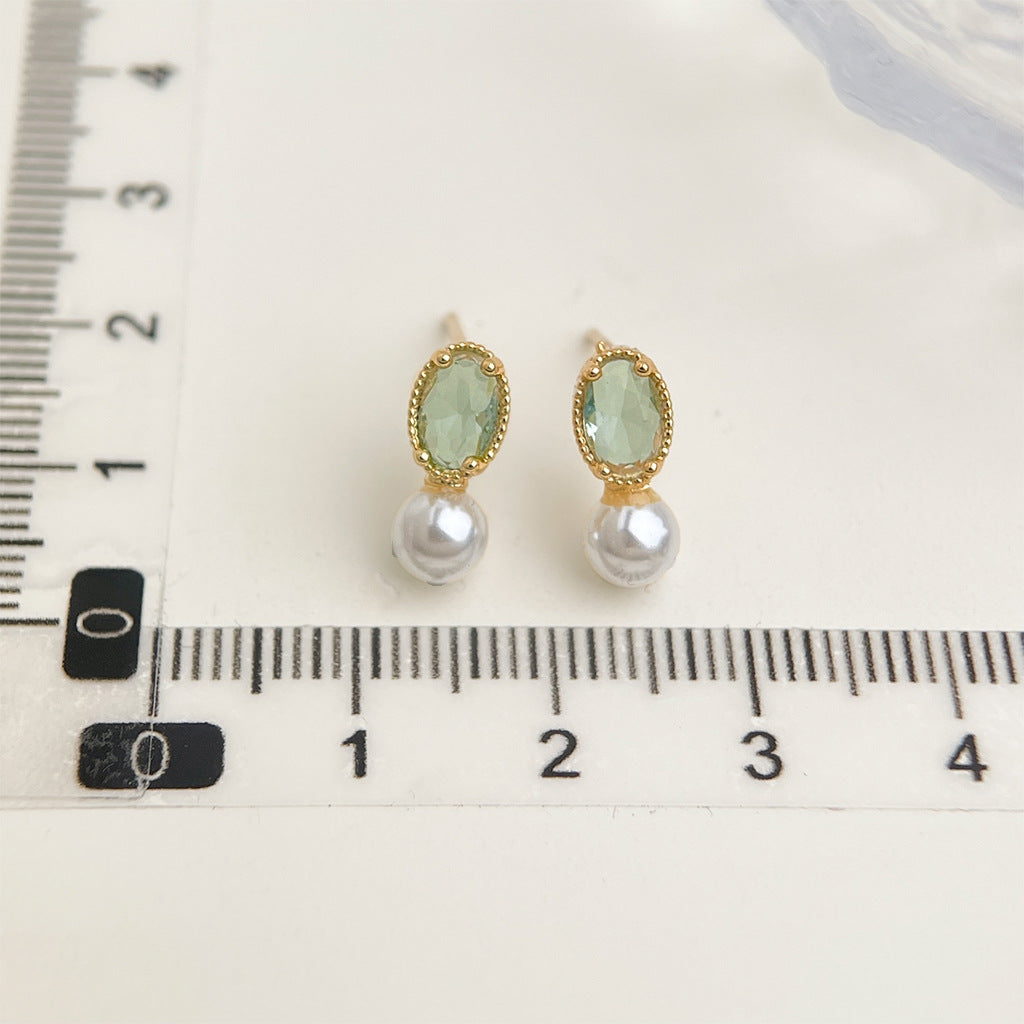 Wholesale  blue zircon earrings