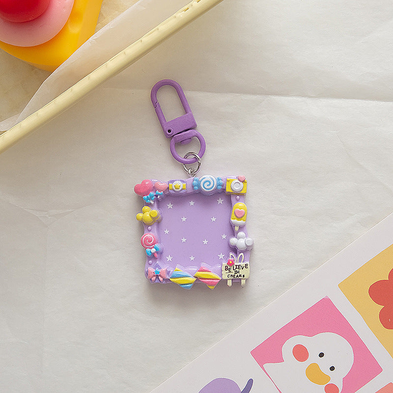 Wholesale Cartoon Creative Photo Frame Keychain