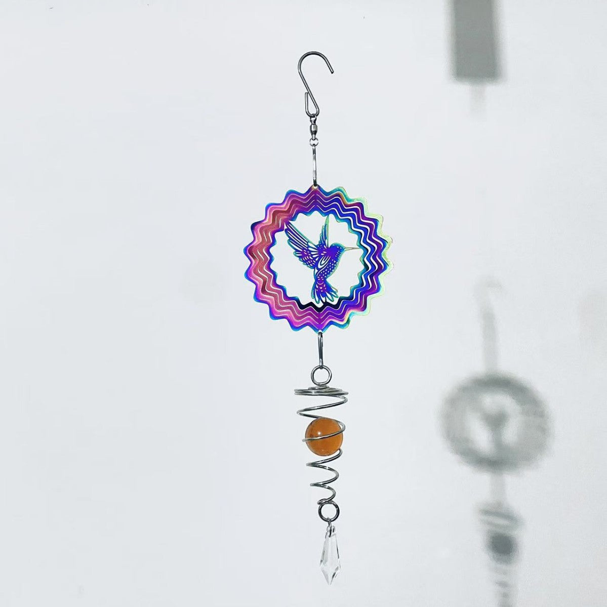 Wholesale 3PCS Metallic Rotating Wind Chime