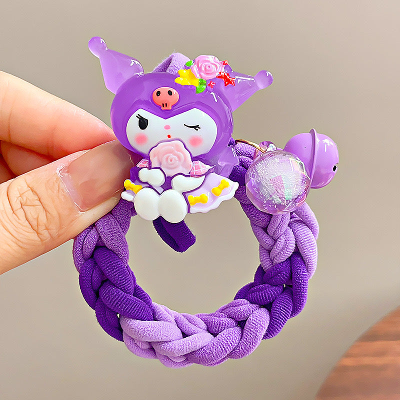Wholesale 10pcs Cartoon Cute PVC Hair Rope Hair Scrunchies ACCVIP-HS-Huidi003