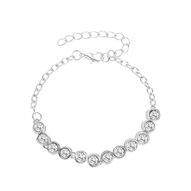 Wholesale Diamond Flower Butterfly Bracelet