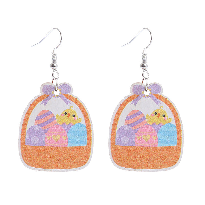 Wholesale Acrylic Easter Bunny Cross Butterfly Earrings