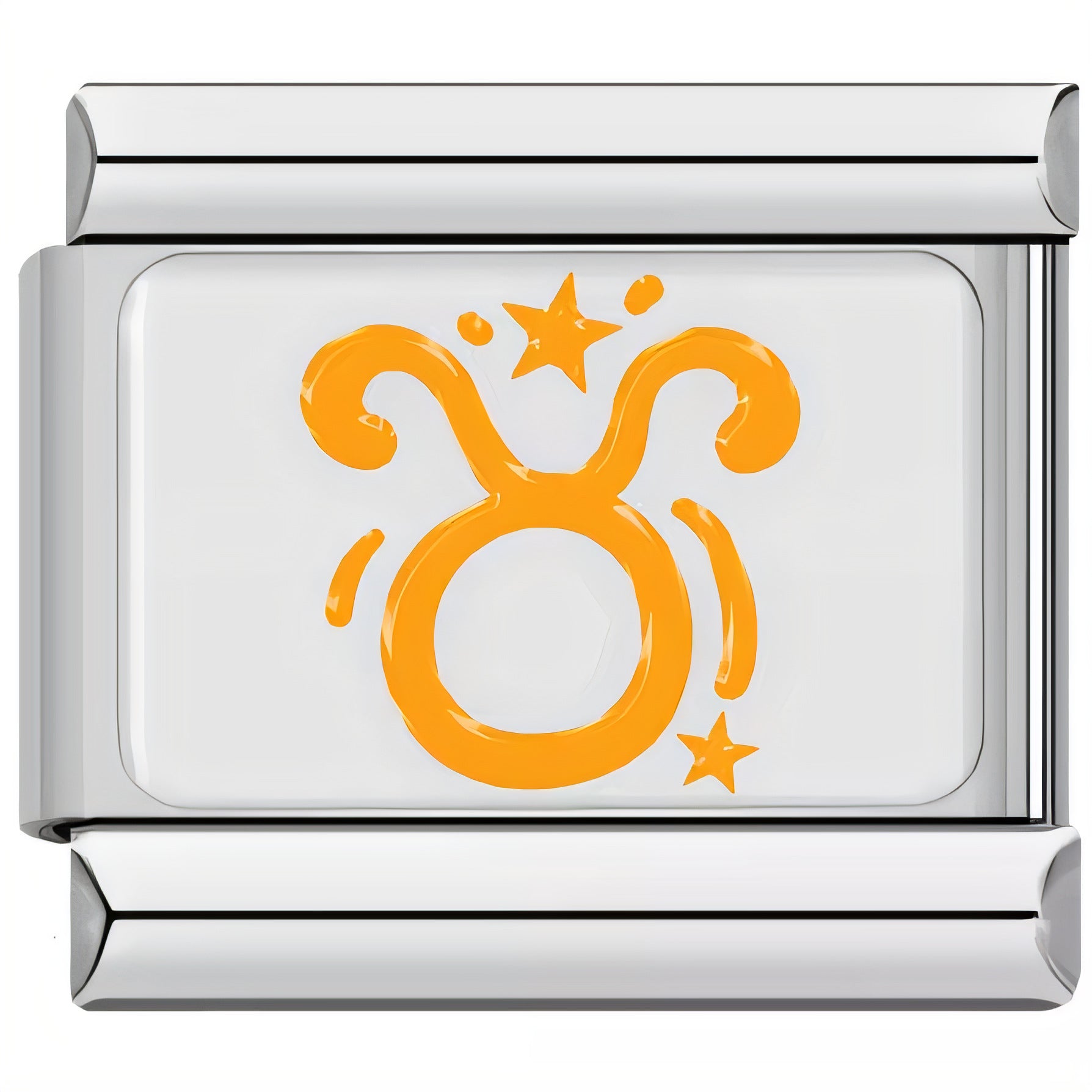 Bracelet de charme italien en gros 9 mm Symbole de zodiaque DIY Symbole en acier inoxydable