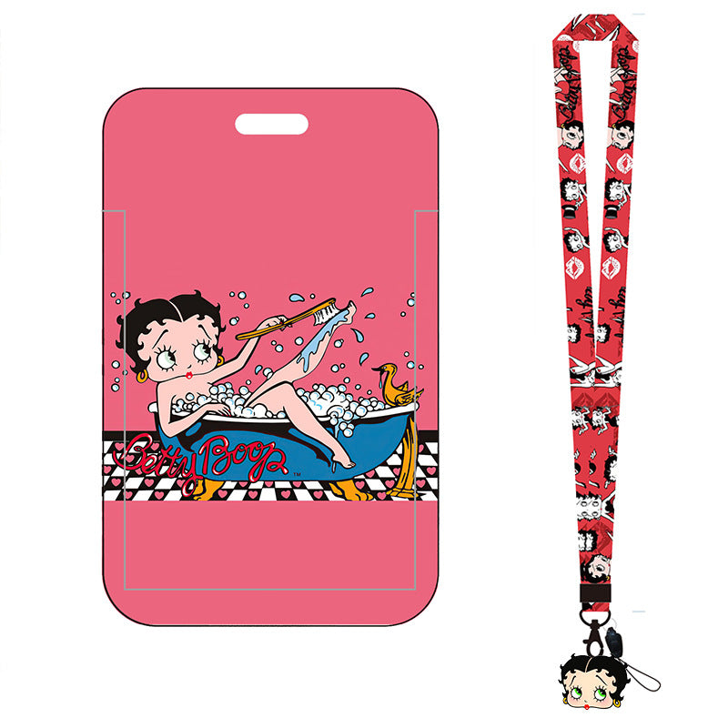Wholesale Cute Cartoon Girl Lanyard Keychain ACCVIP-KC-AShi004