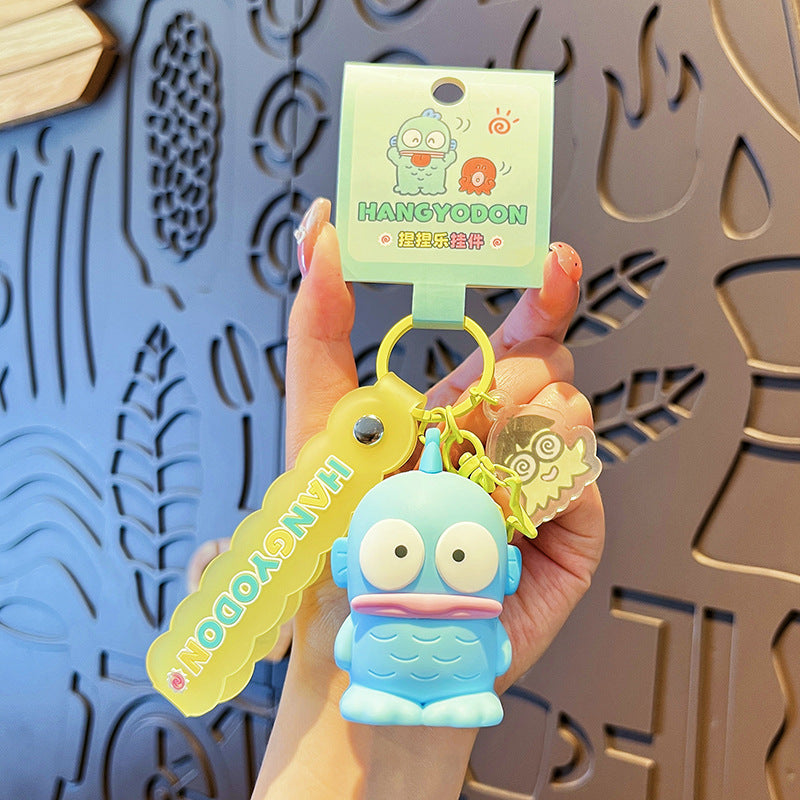 Wholesale Cartoon Cute Fish PVC Soft Glue Keychain Creative Keychain ACCVIP-KC-HangLi006