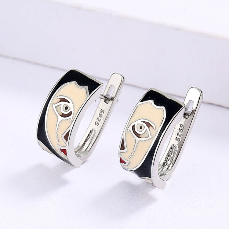 Wholesale  Cartoon Earrings Personality Tide Clown Earrings