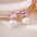 Wholesale Silver Needle  Zircon Large Pearl Earrings Retro Light Luxury Colorful  Earrings