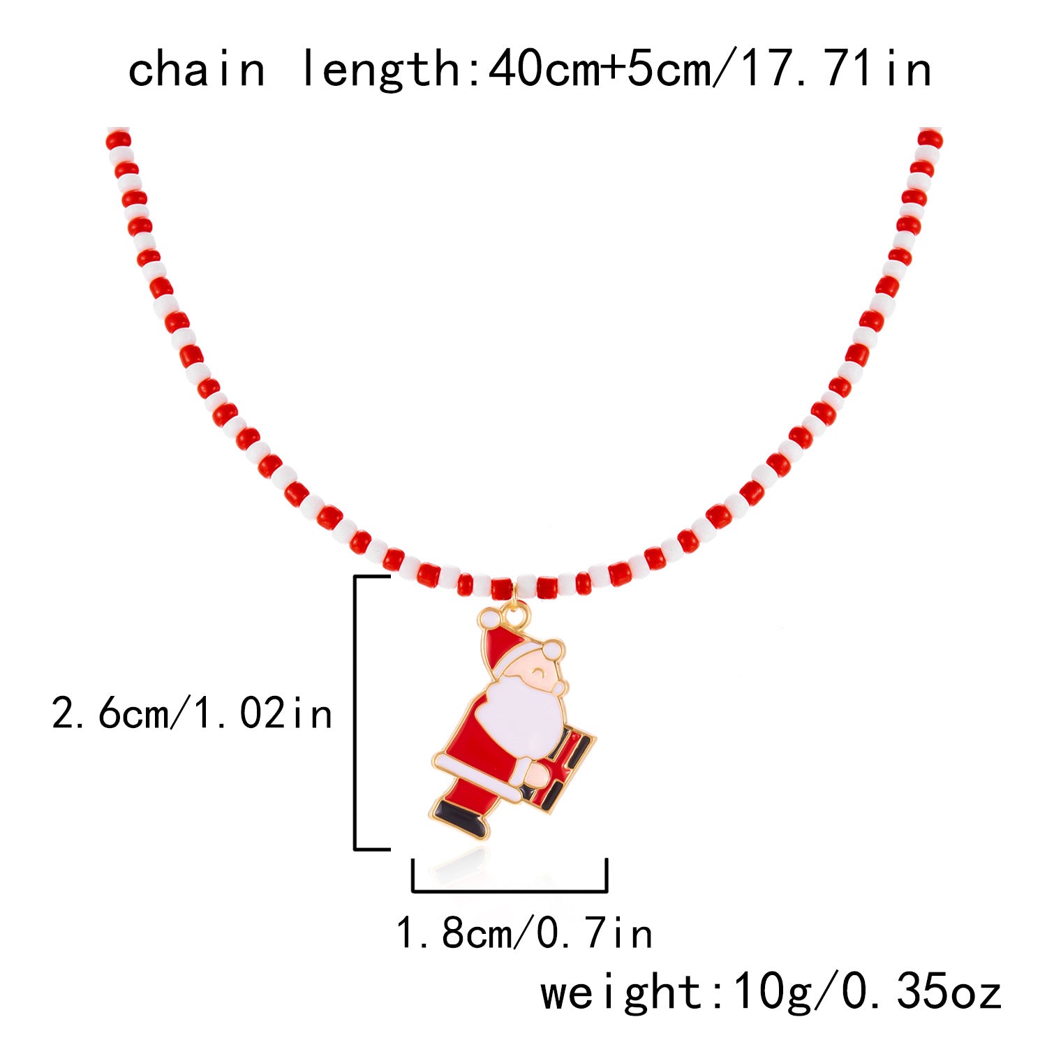 Wholesale Handmade Beaded Christmas Necklaces