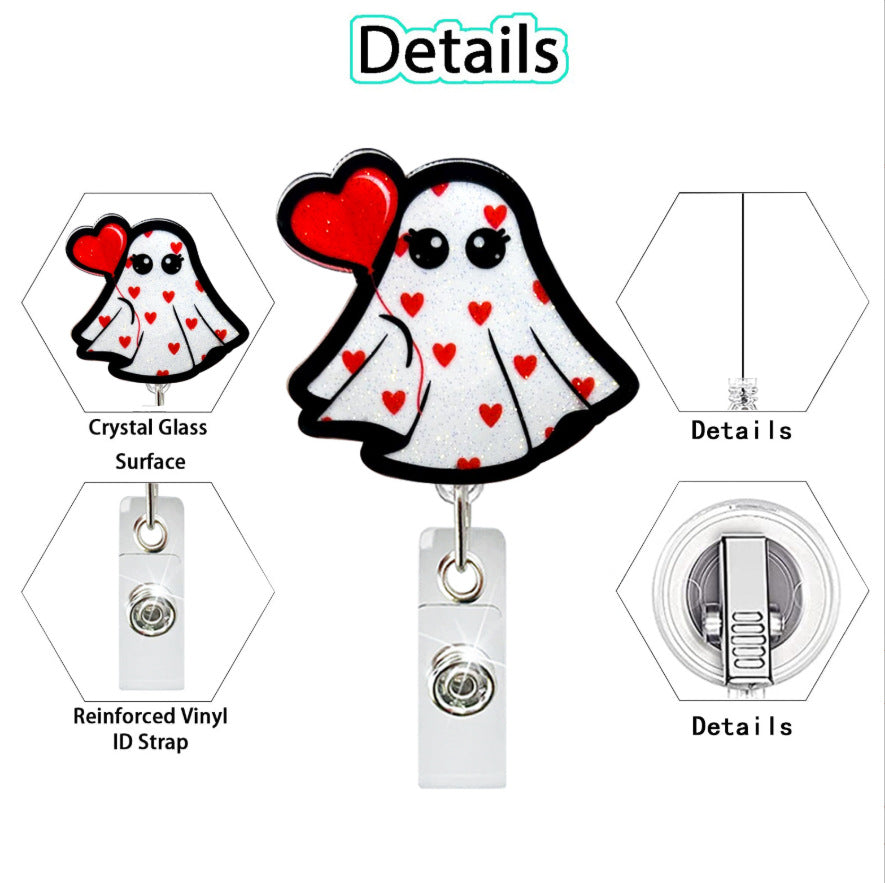 Wholesale easy-pull telescopic name Badge Reels