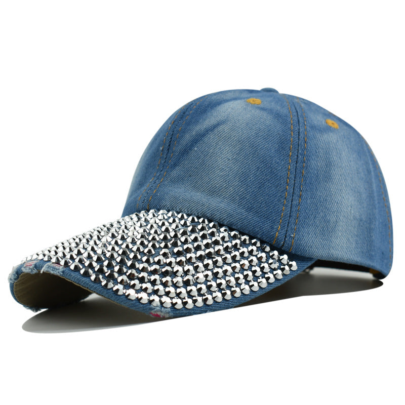 Wholesale personality diamond baseball cap diamond cap