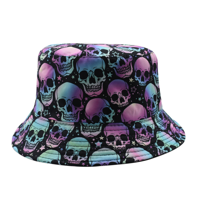 Wholesale Graffiti Fisherman Hat M Printed Hat Double-sided Bucket Hat