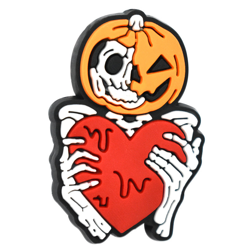 Wholesale Random 100pcs Halloween PVC Soft Focal Beads ACC-BDS-RYY004