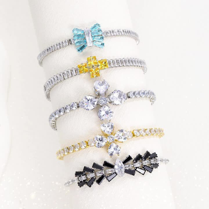 Wholesale Adjustable Bracelet for Women Simple and Luxurious Ladies Ins Diamond Bracelet