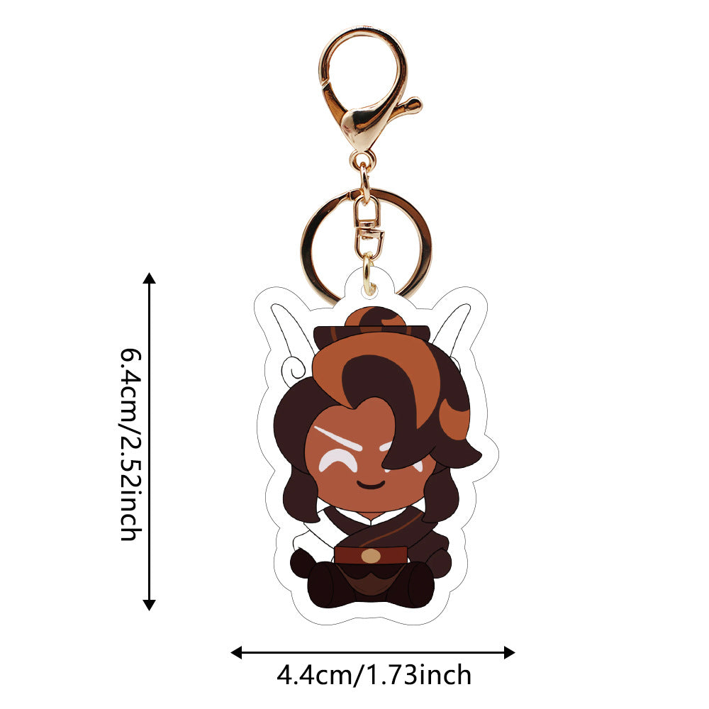 Wholesale  Cookie Acrylic Keychain  ACCVIP