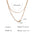 Wholesale Stainless Steel Double-layer Diamond Light Luxury Clavicle Chain