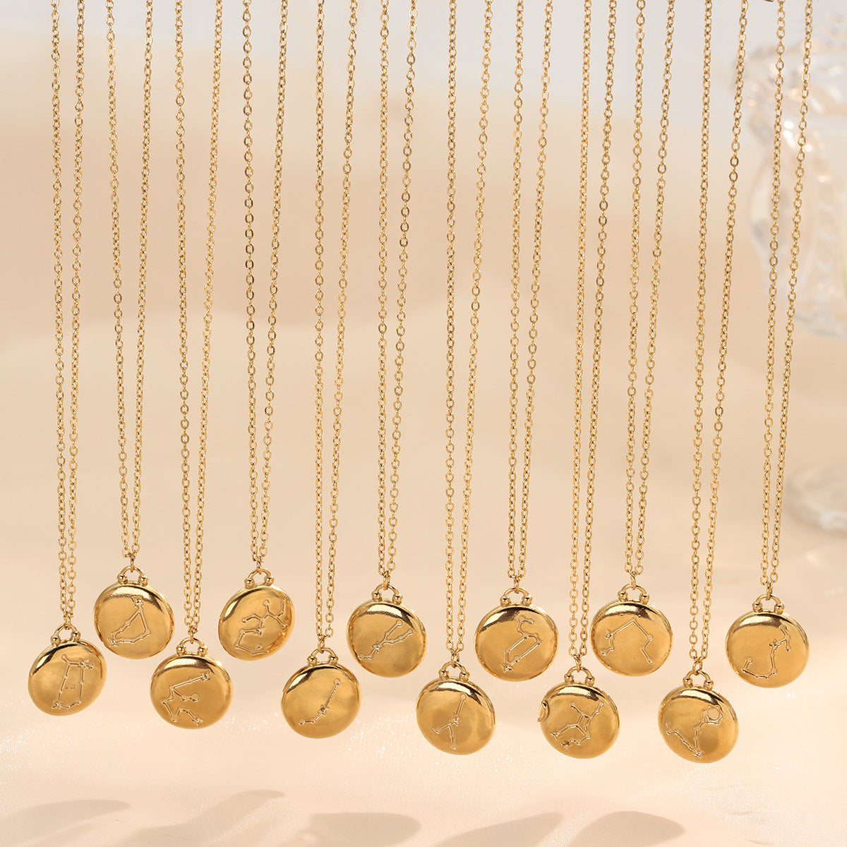 Wholesale Stainless Steel 18K Gold Plated Contion Necklace,  Fashion Jewelry Accessory for Gifts