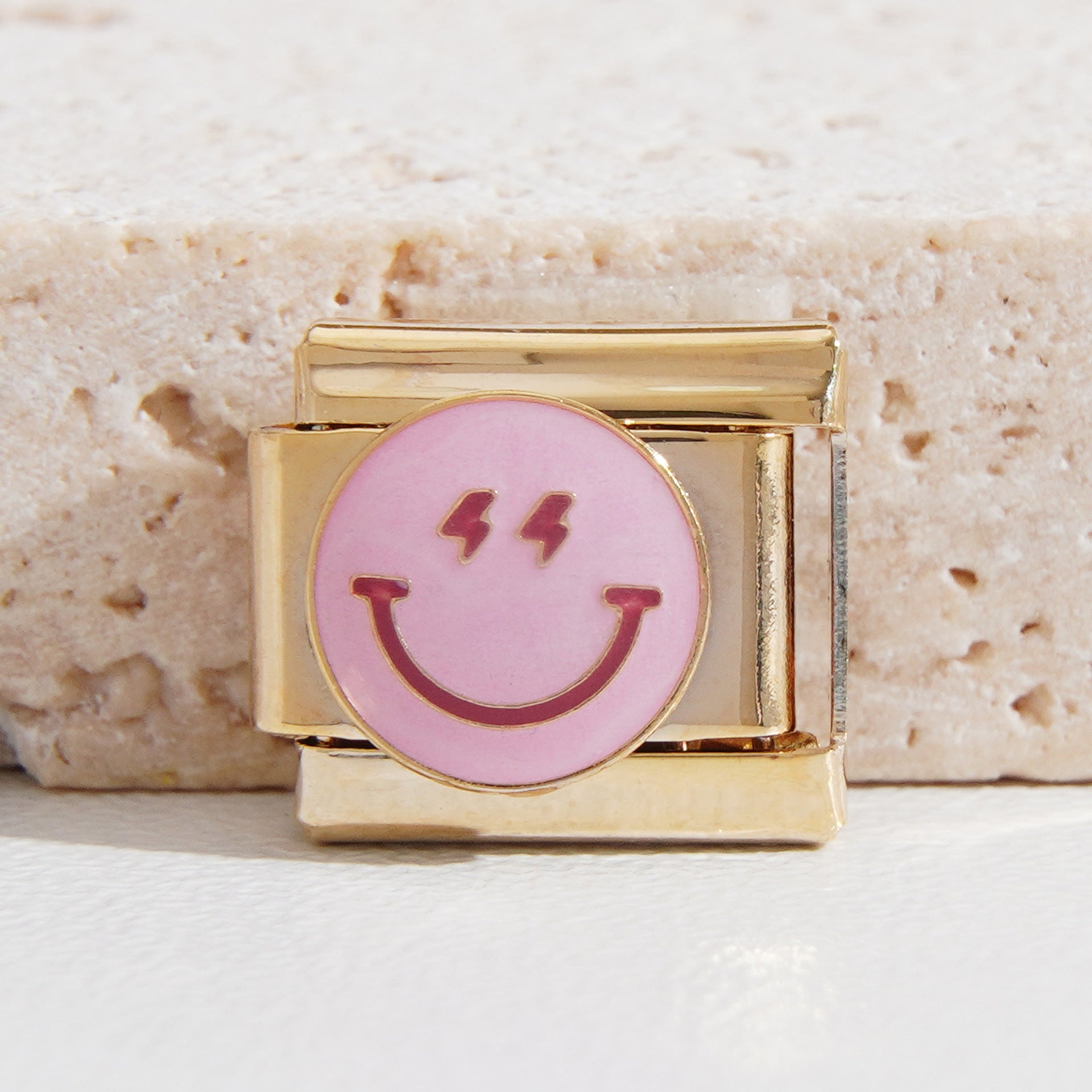 Wholesale Italian Charm Bracelet 9mm DIY Splicing Love Smiley Face Stainless Steel Composable Bracelet