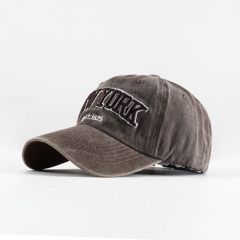 Wholesale Washed Cotton Hat Embroidered Patch Baseball Cap ACC-HT-SuTe003