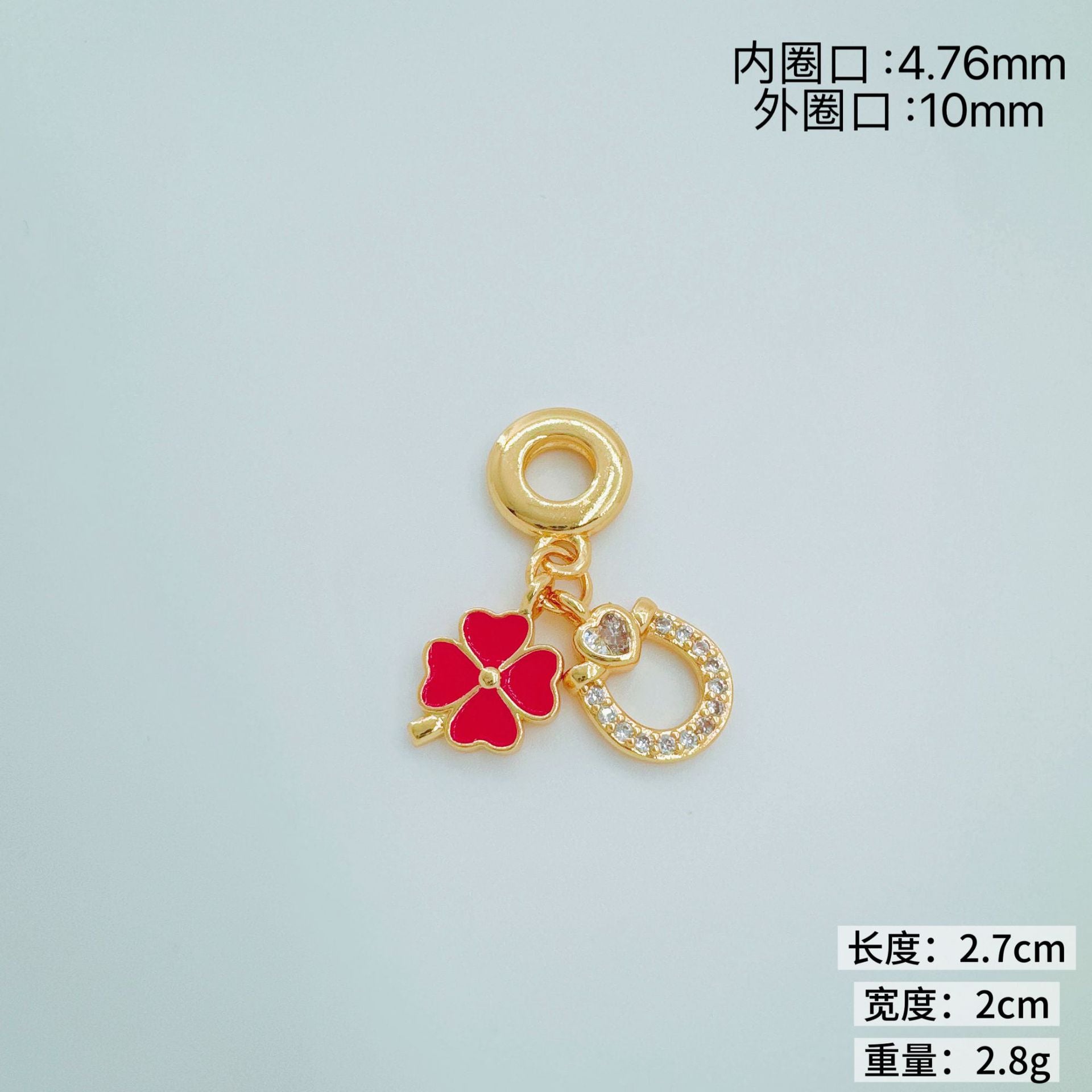 Wholesale European Style Clover Cross Pendant Necklace