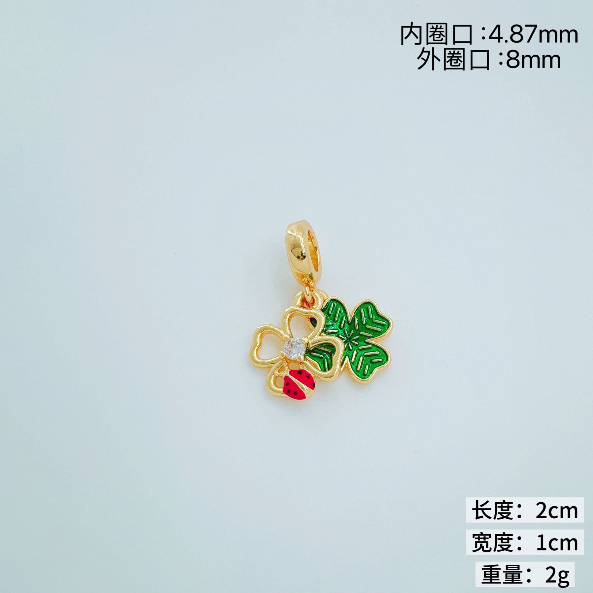 Wholesale European Style Clover Cross Pendant Necklace