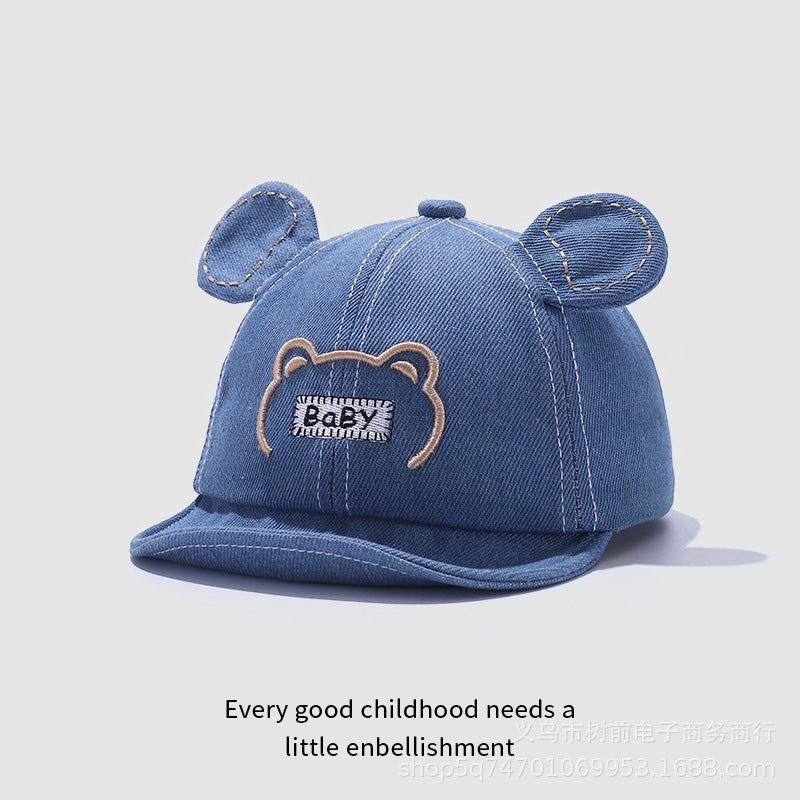 Wholesale Denim sun visor cap cap thin baby sunscreen cap baseball cap