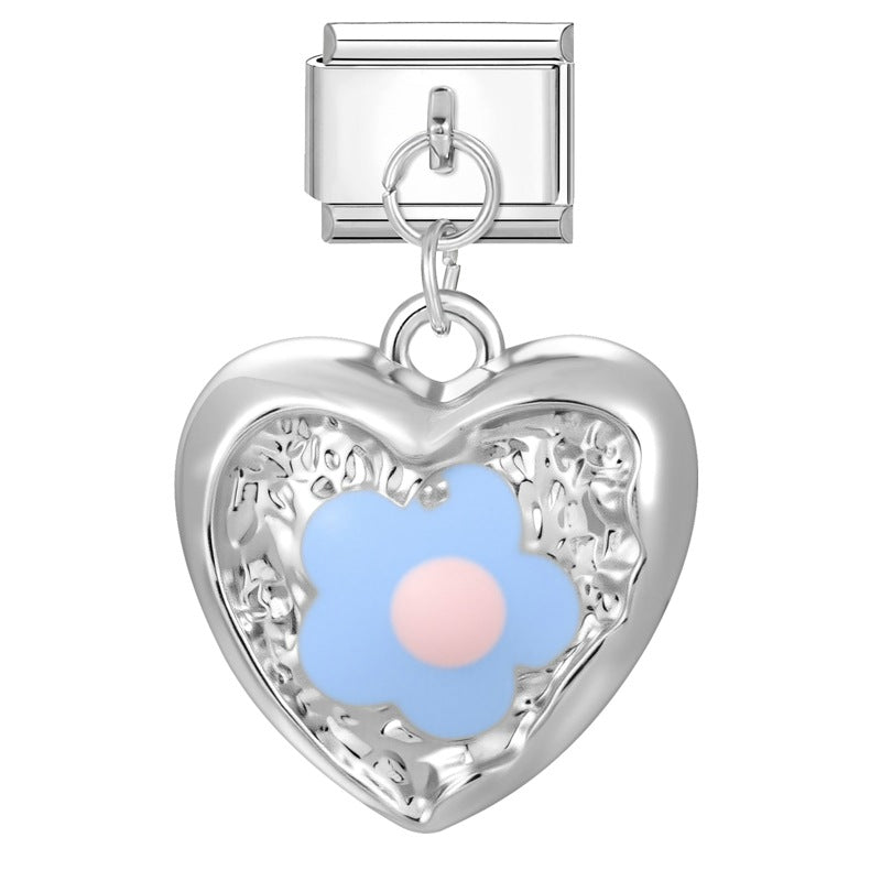 Wholesale  Italian Charm Bracelet 9mm DIY Creative Exquisite  Stainless Steel Composable Bracelet