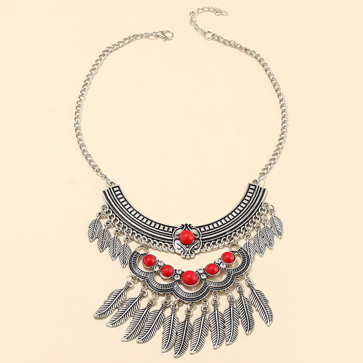 Wholesale Vintage Turquoise Alloy Necklace ACC-NE-JunJie005
