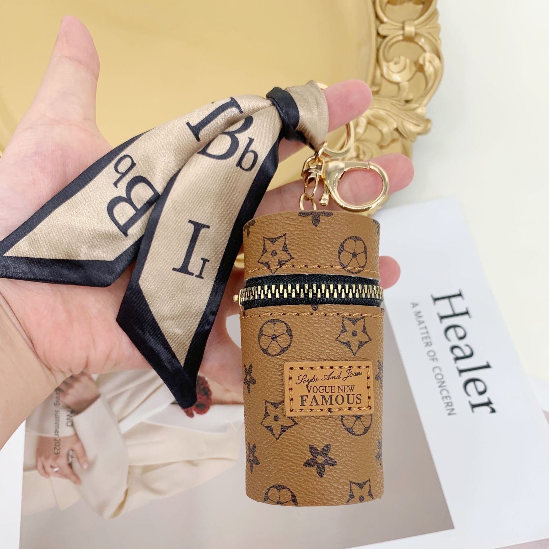 Wholesale Bucket Bag Wallet Keychain ACC-KC-ShiL001