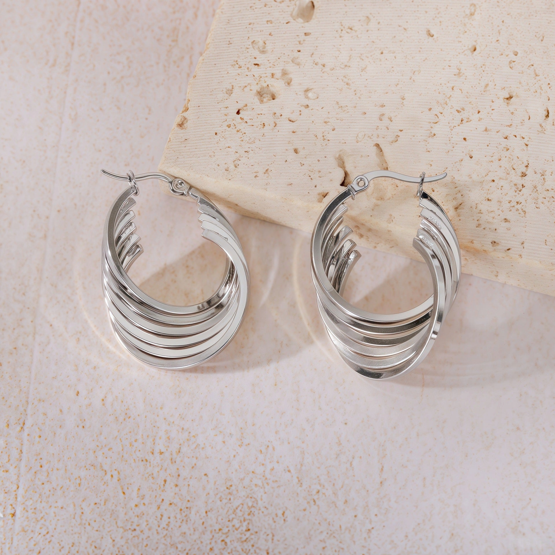 Wholesale titanium steel  non-fading earrings