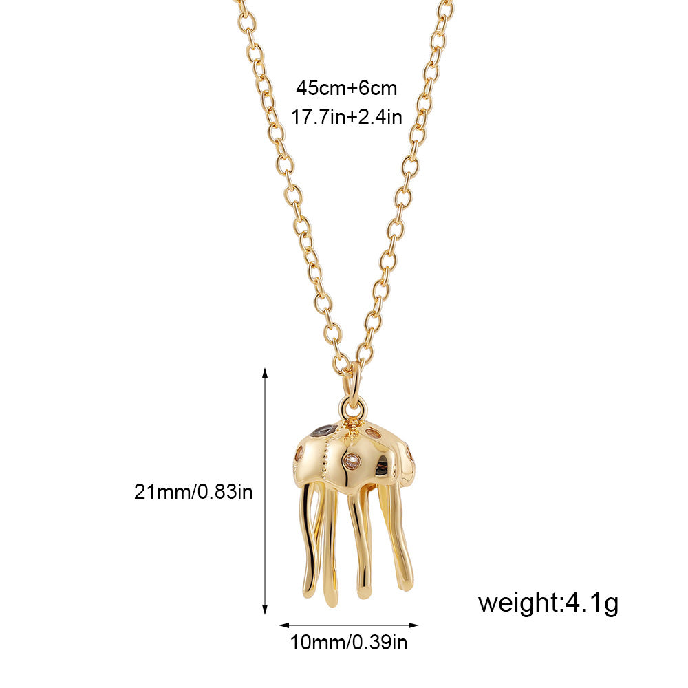 Wholesale 18K gold natural pearl shell abalone shell necklace ring