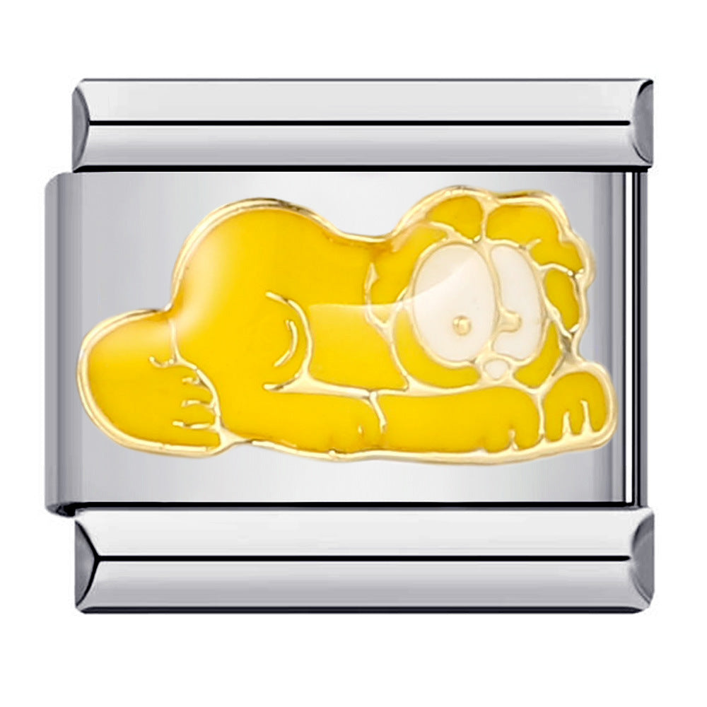 Wholesale Italian Charm Bracelet 9mm DIY Splicing Removable Cute Animal Stainless Steel Composable Bracelet ACC-BT-QiYing021