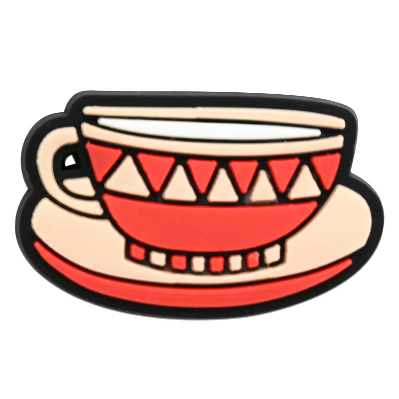 Wholesale Random 100pcs Cartoon PVC Soft Rubber Shoe Buckle Decoration ACC-SC-RYY070