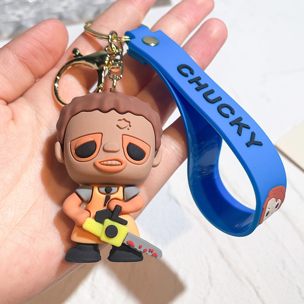 Wholesale Cartoon PVC Soft Glue Cute Keychain ACCVIP-KC-QiWei004