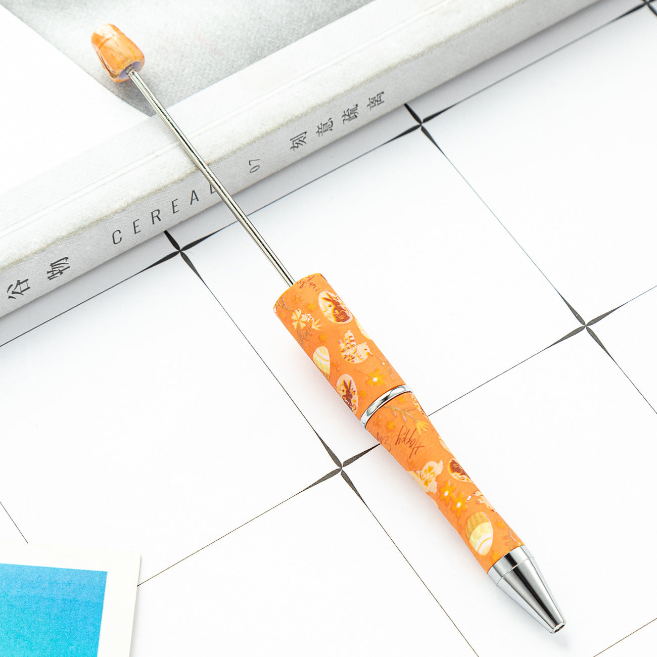 Wholesale Beadable Pens Easter Rabbit Series Plastic Pens DIY for Beaded