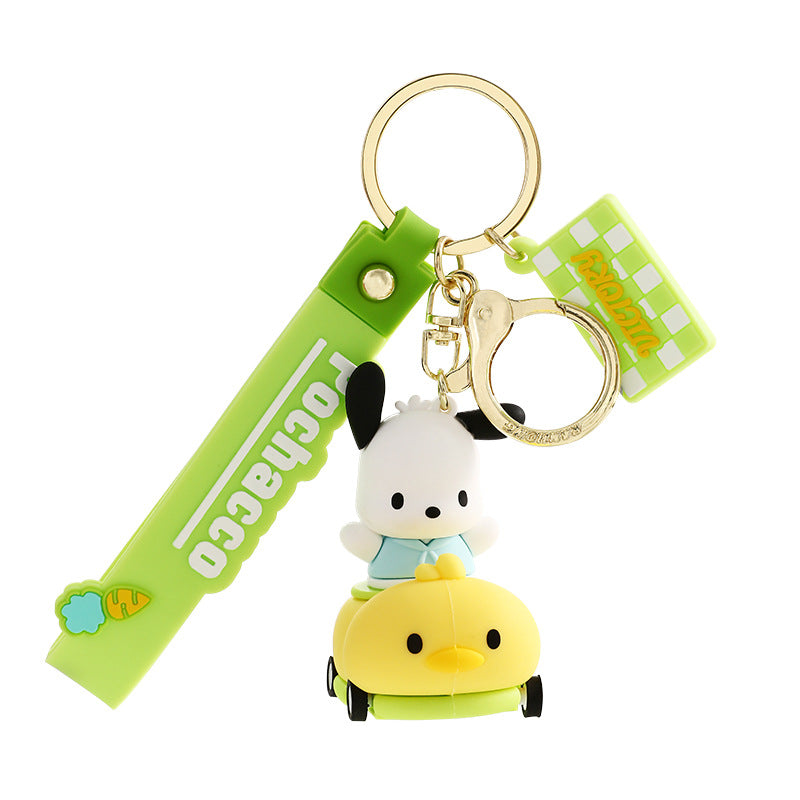Wholesale Cartoon Cute Silicone Keychains ACCVIP-KC-HongLei002