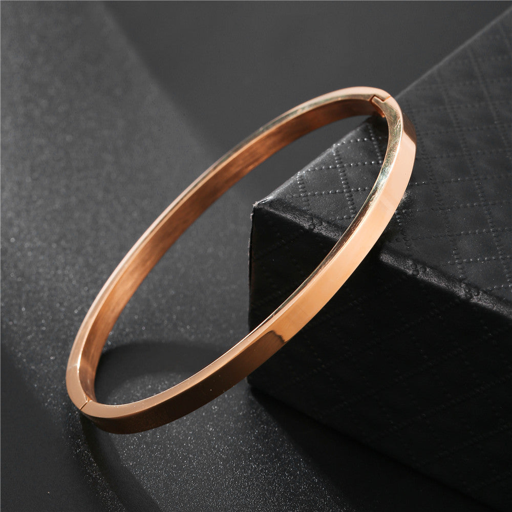 Wholesale Titanium steel 18k gold-plated bracelet