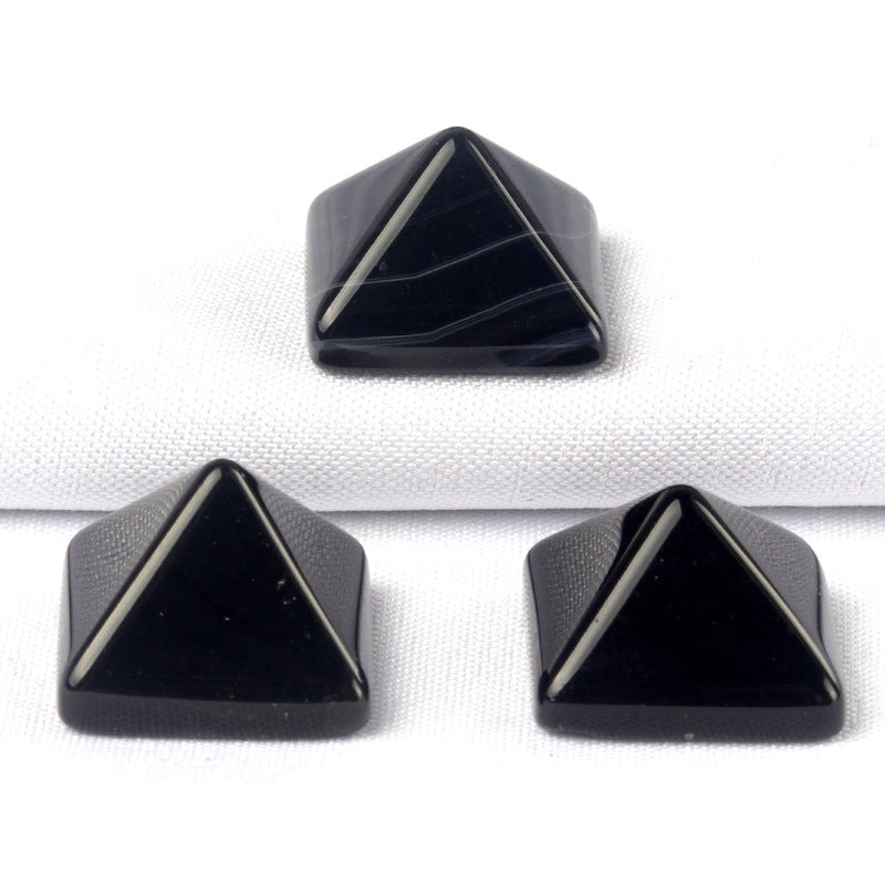 Wholesale Natural Crystal Semi-precious Stone Pyramid ACC-DS-KeSuo002