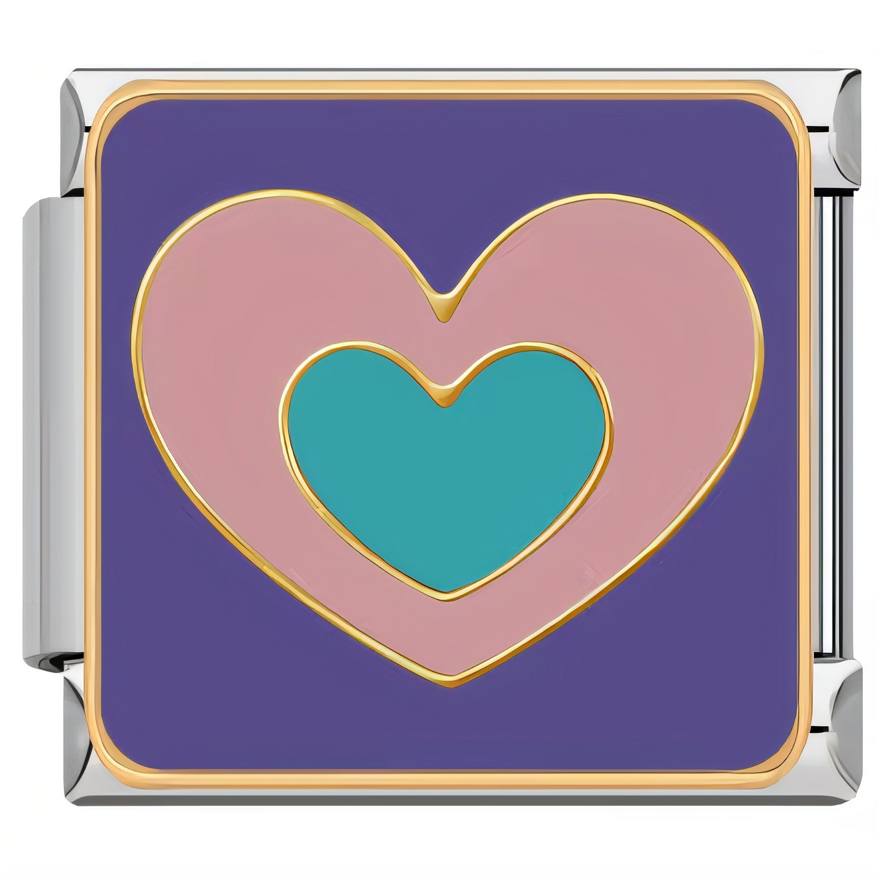 Wholesale Italian Charm Bracelet 9mm DIY Splicing Heart Moon Stainless Steel Composable Bracelet