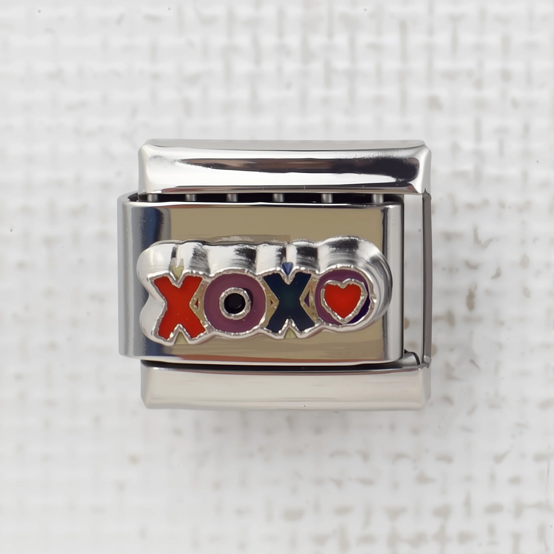 Wholesale 5pcs Italian Charm Bracelet 9mm DIY Splicing Cute Cartoon Stainless Steel Composable Bracelet