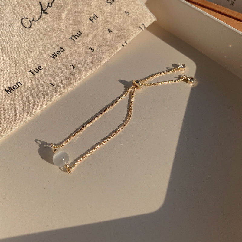 Wholesale vintage pearl bracelet titanium steel couple bracelet ACC-BT-Sengw001