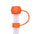 Wholesale 5pcs Candy Color Series 10mm PVC Soft Straw Tube Cap