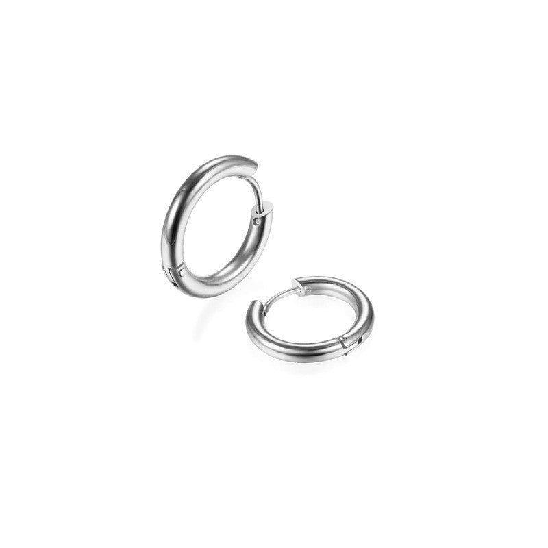 Wholesale 10pcs Stainless Steel Hoop Earrings