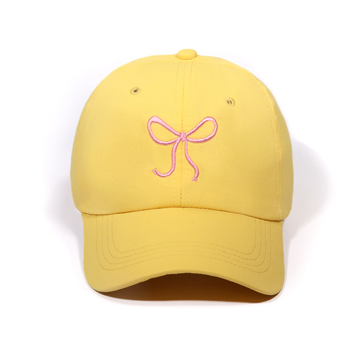 Wholesale Cartoon color bow embroidered baseball cap