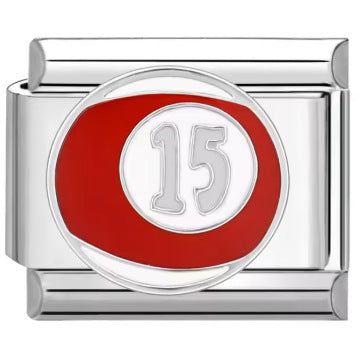 Wholesale  Italian Charm Bracelet 9mm DIY Billiards Snooker  Creative Stainless Steel Composable Bracelet