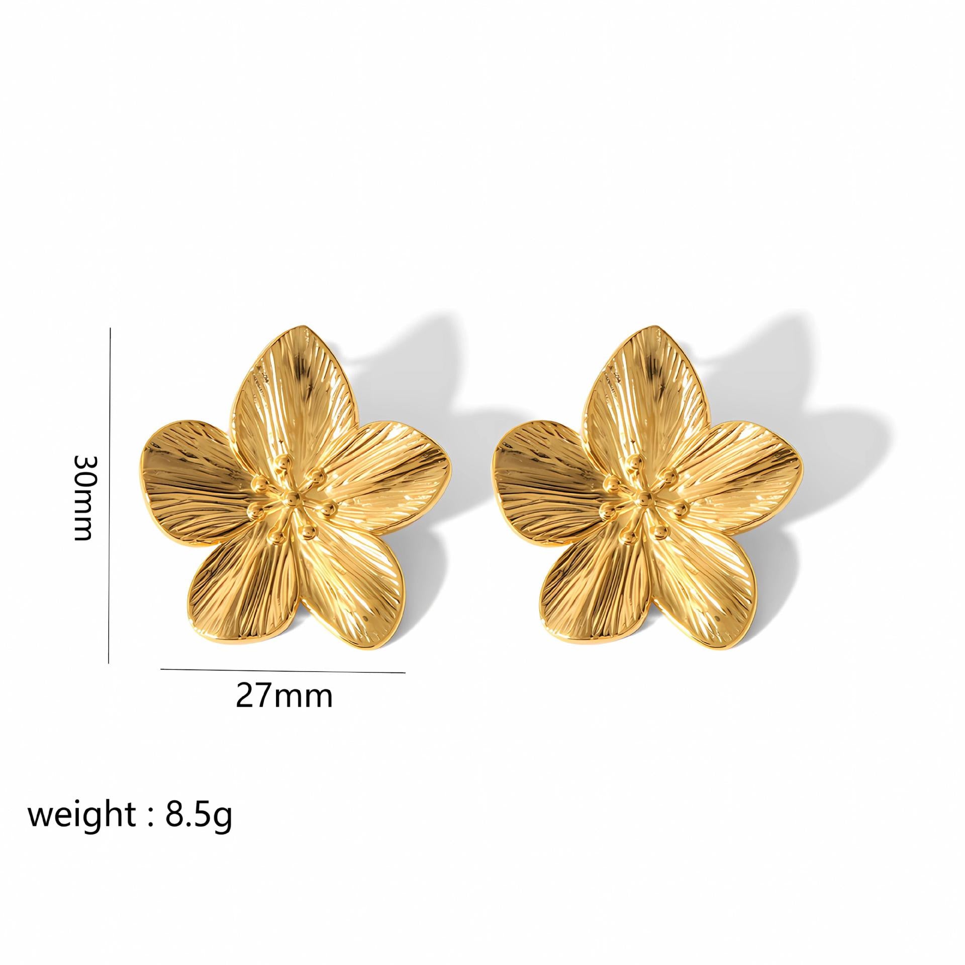 Wholesale 18K Gold Stainless Steel Earrings ACC-ES-LiQuan006