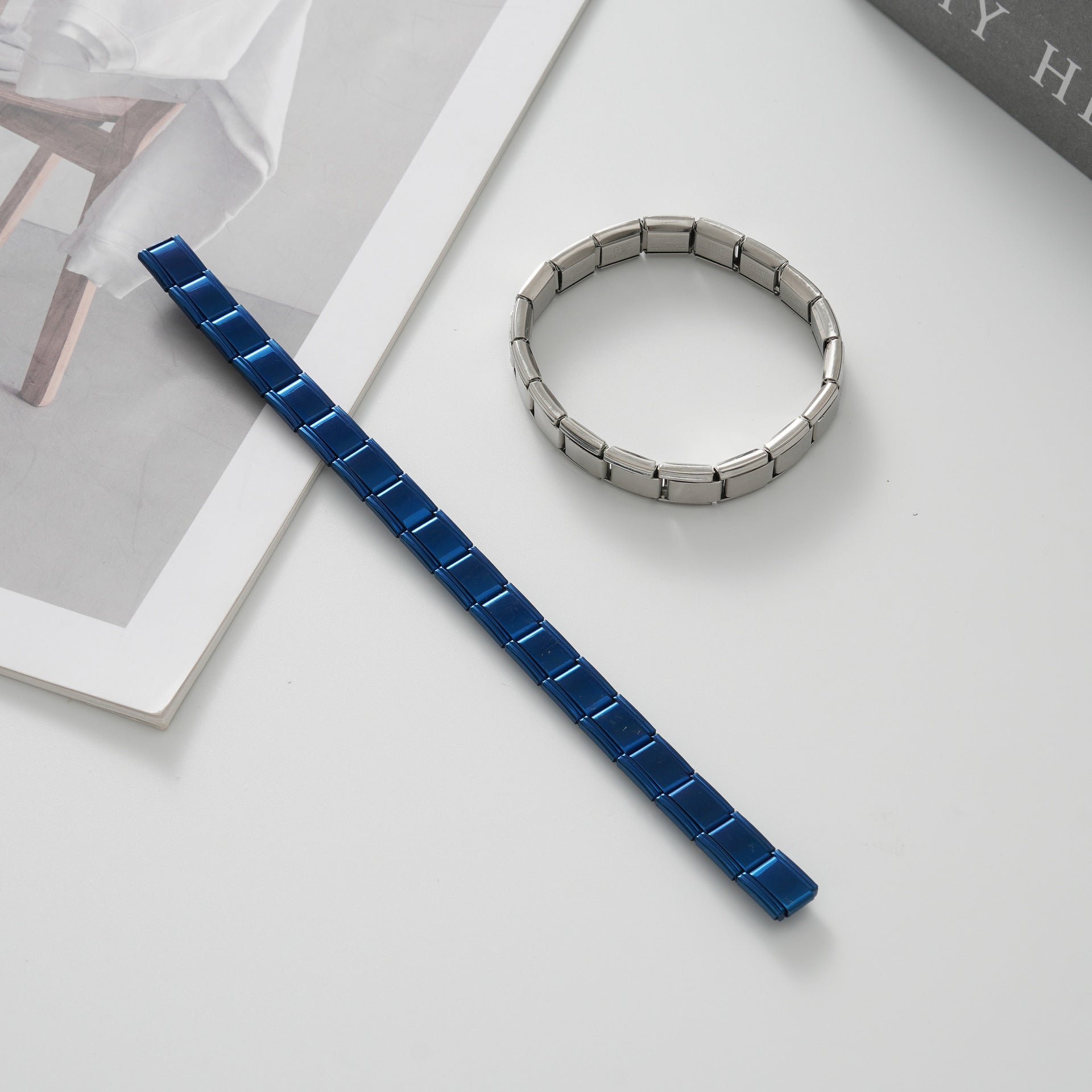 Wholesale Italian Charm Bracelet 9mm DIY Splicing Cute Creative Stainless Steel Composable Bracelet