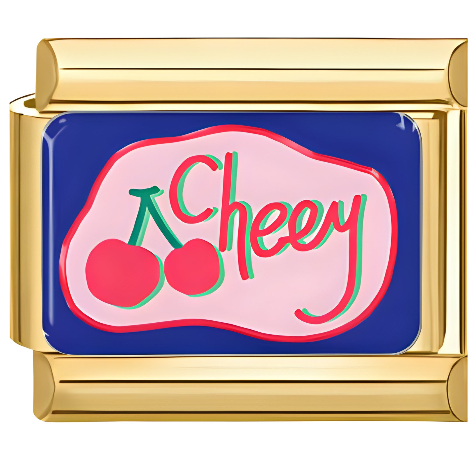 Wholesale Italian Charm Bracelet 9mm DIY Golden Fruit   Creative Stainless Steel Composable Bracelet